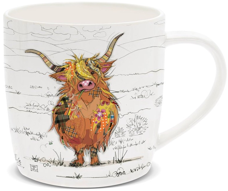 Bug Art Hamish Highland Cow Mug