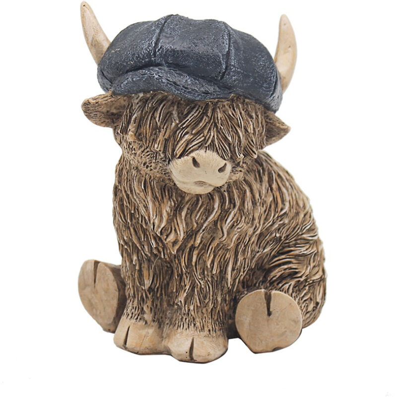 Highland Cow Flat Cap