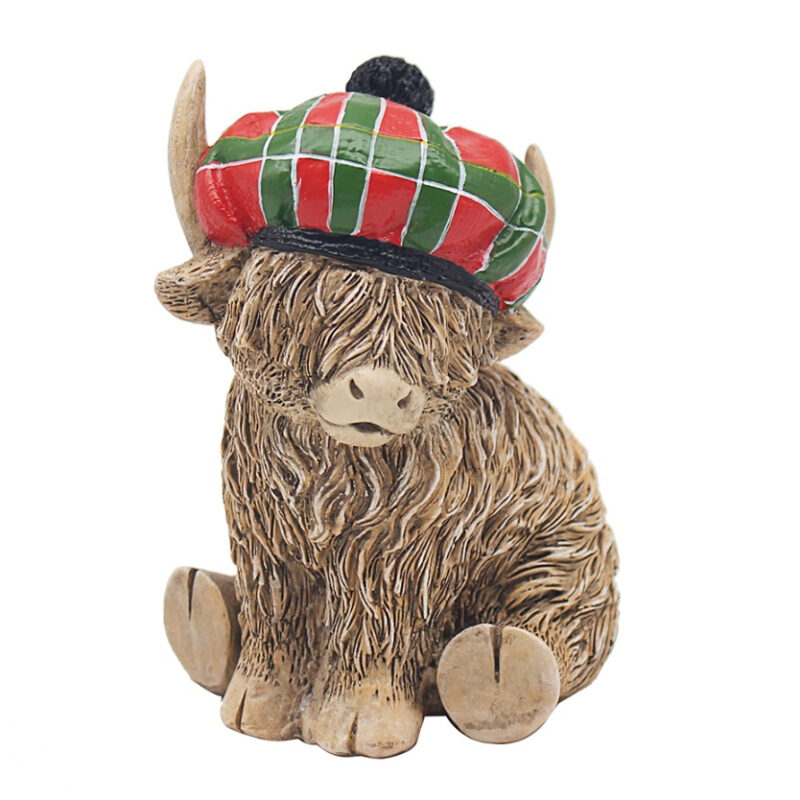 Highland Cow Tartan Hat
