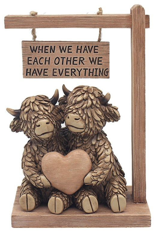 Hughie Highland Cow Each Other