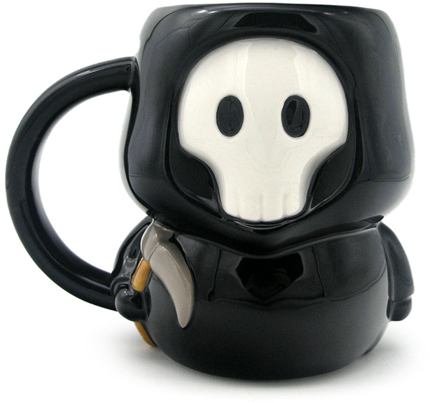 Skull Boy Ceramic Shaped Mug