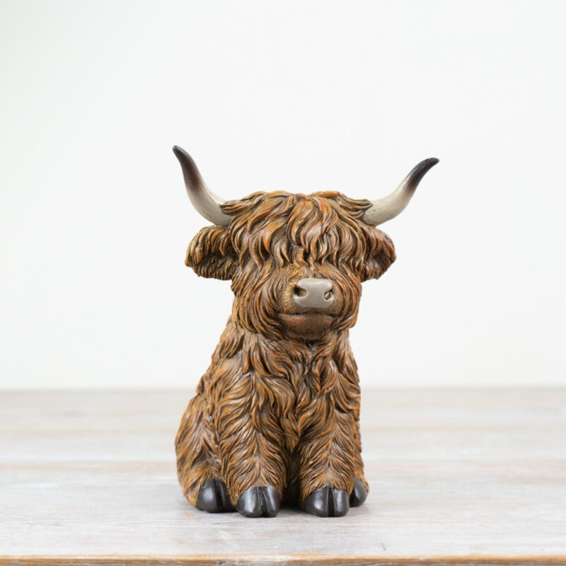 Resin Highland Cow
