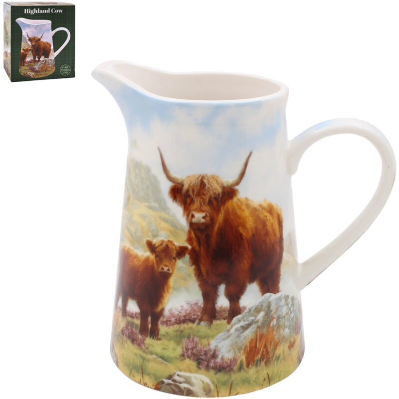Highland Cow Jug