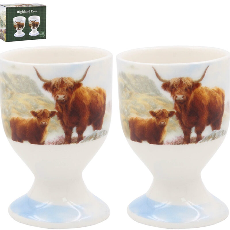 Highland Cow Egg Cups