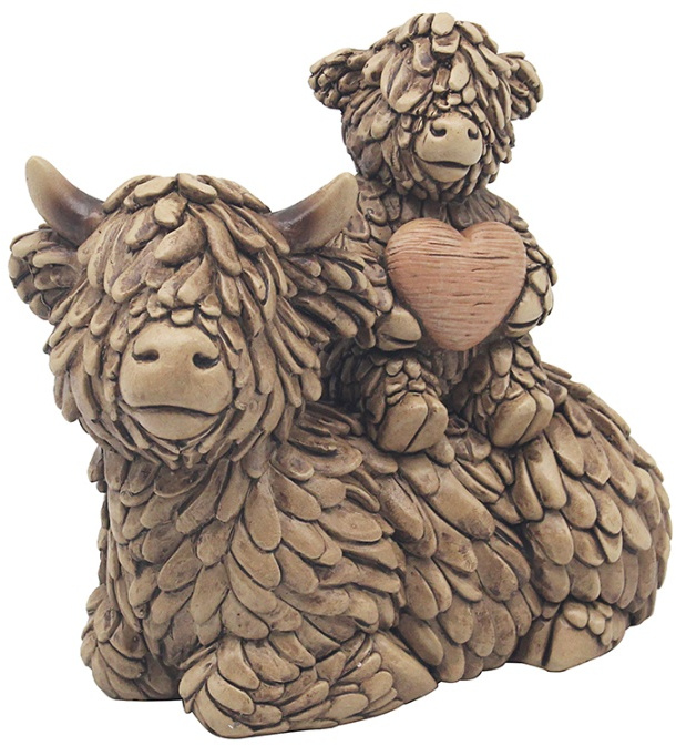 Hughie Highland Cow Pair