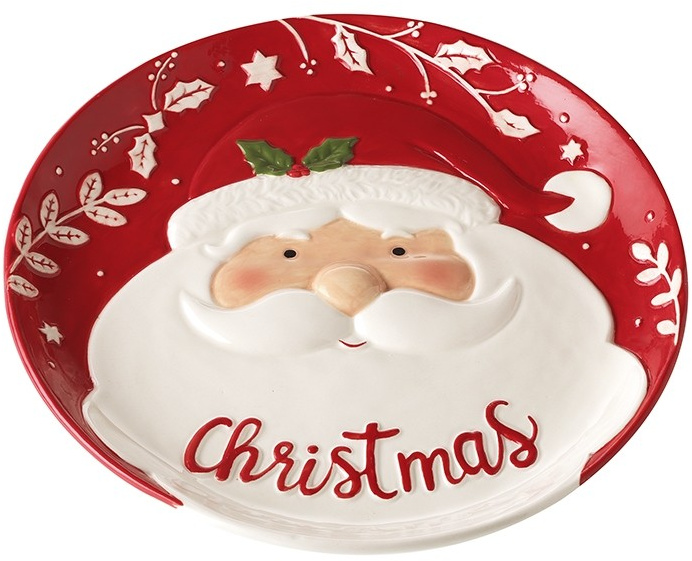 Santa Christmas Plate