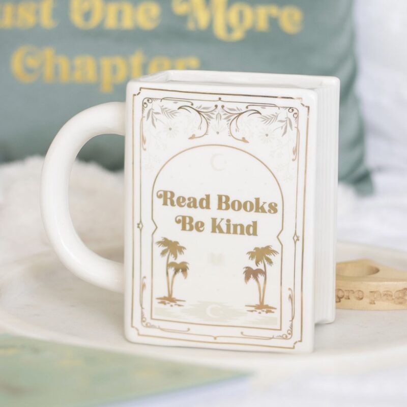 White Book Shaped Mug