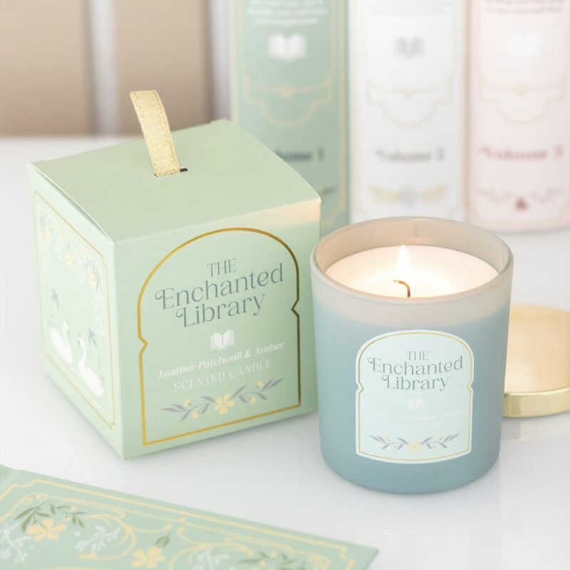 The Enchanted Library Candle, Patchouli & Amber