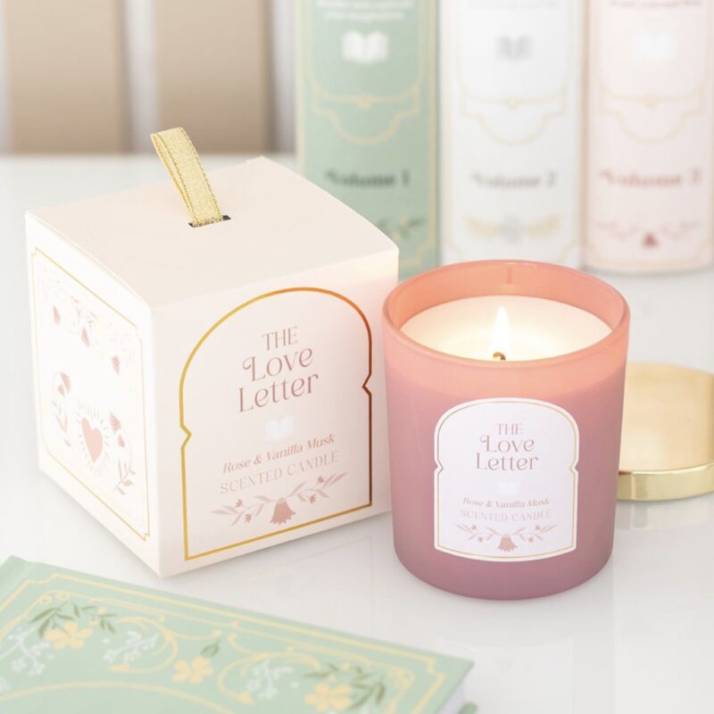 The Love Letter Rose & Vanilla Musk Candle