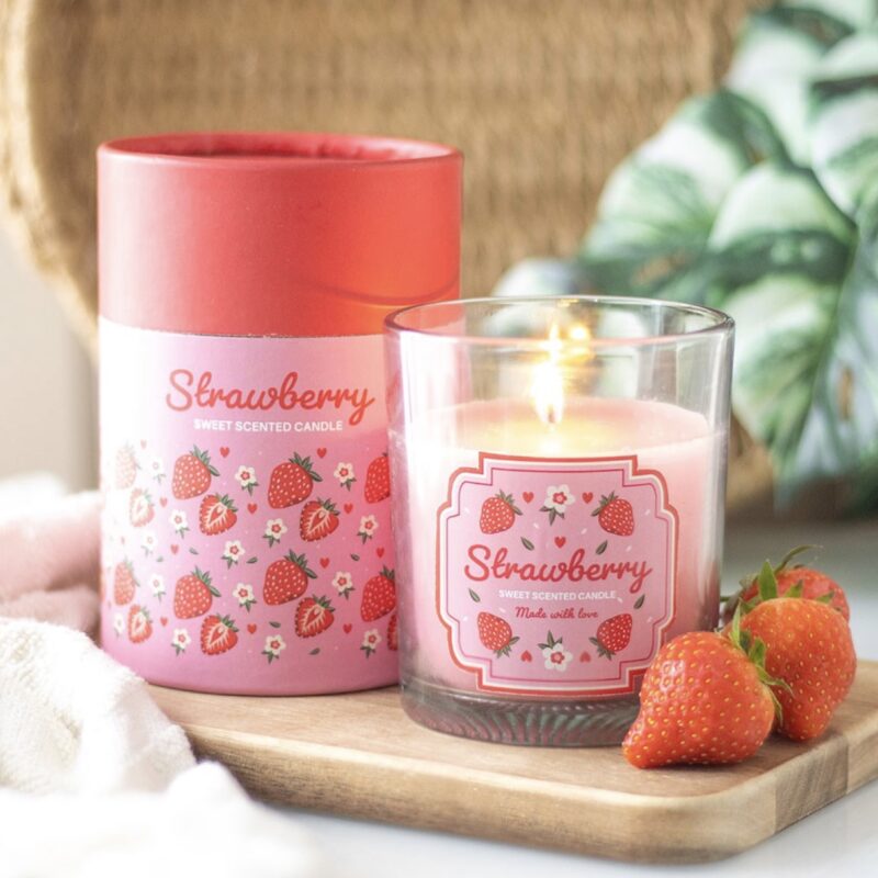 Strawberry Scented Candle