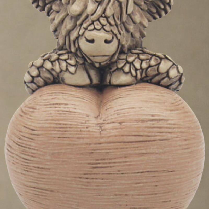 Highland Cow With Heart