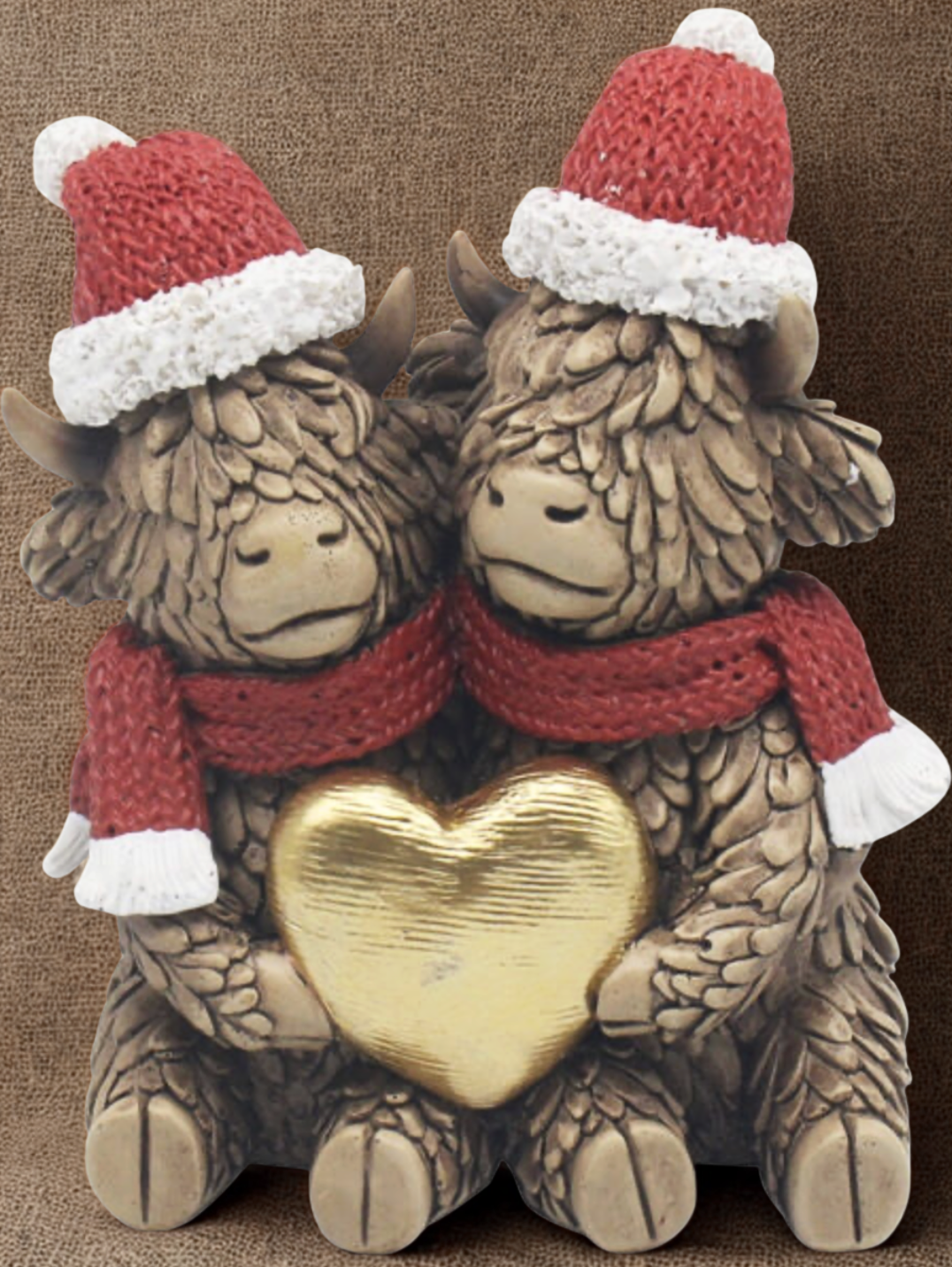 XMAS Highland Cow Couple