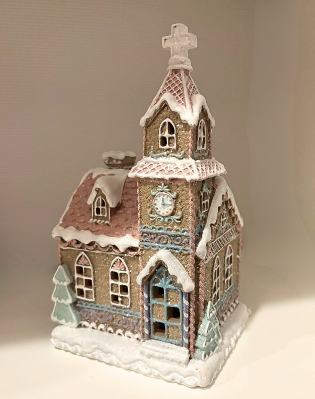 Gingerbread Church Ornament