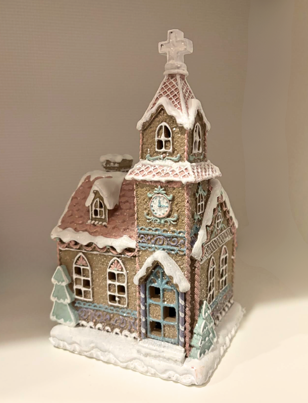 Gingerbread Church Ornament