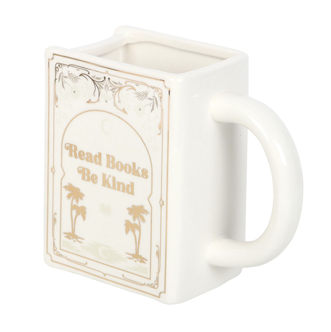 White Book Shaped Mug - Image 2