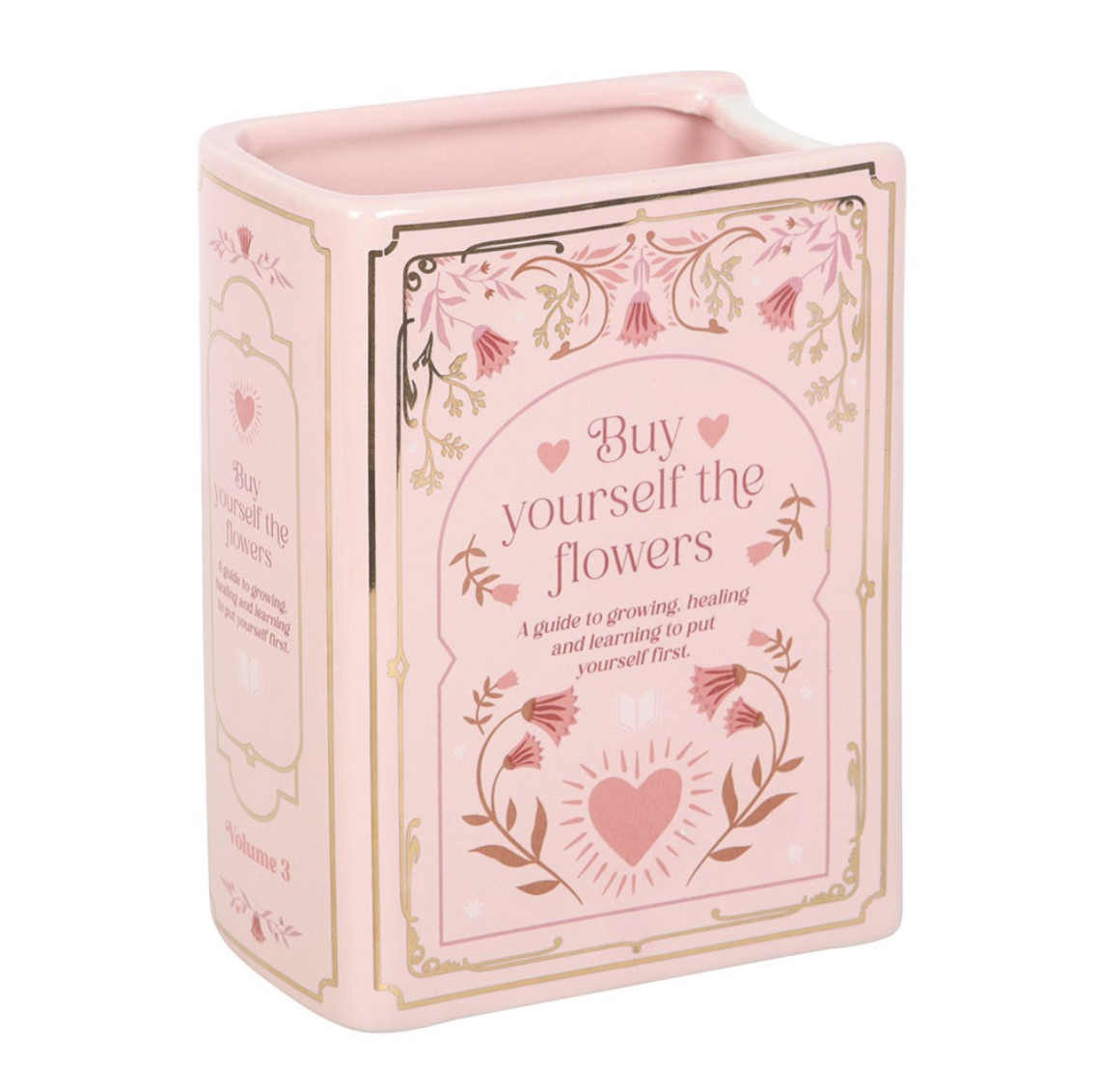 Pink Book Shaped Vase - Image 3