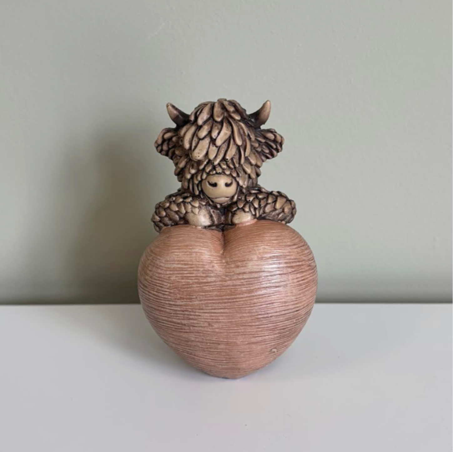 Highland Cow With Heart