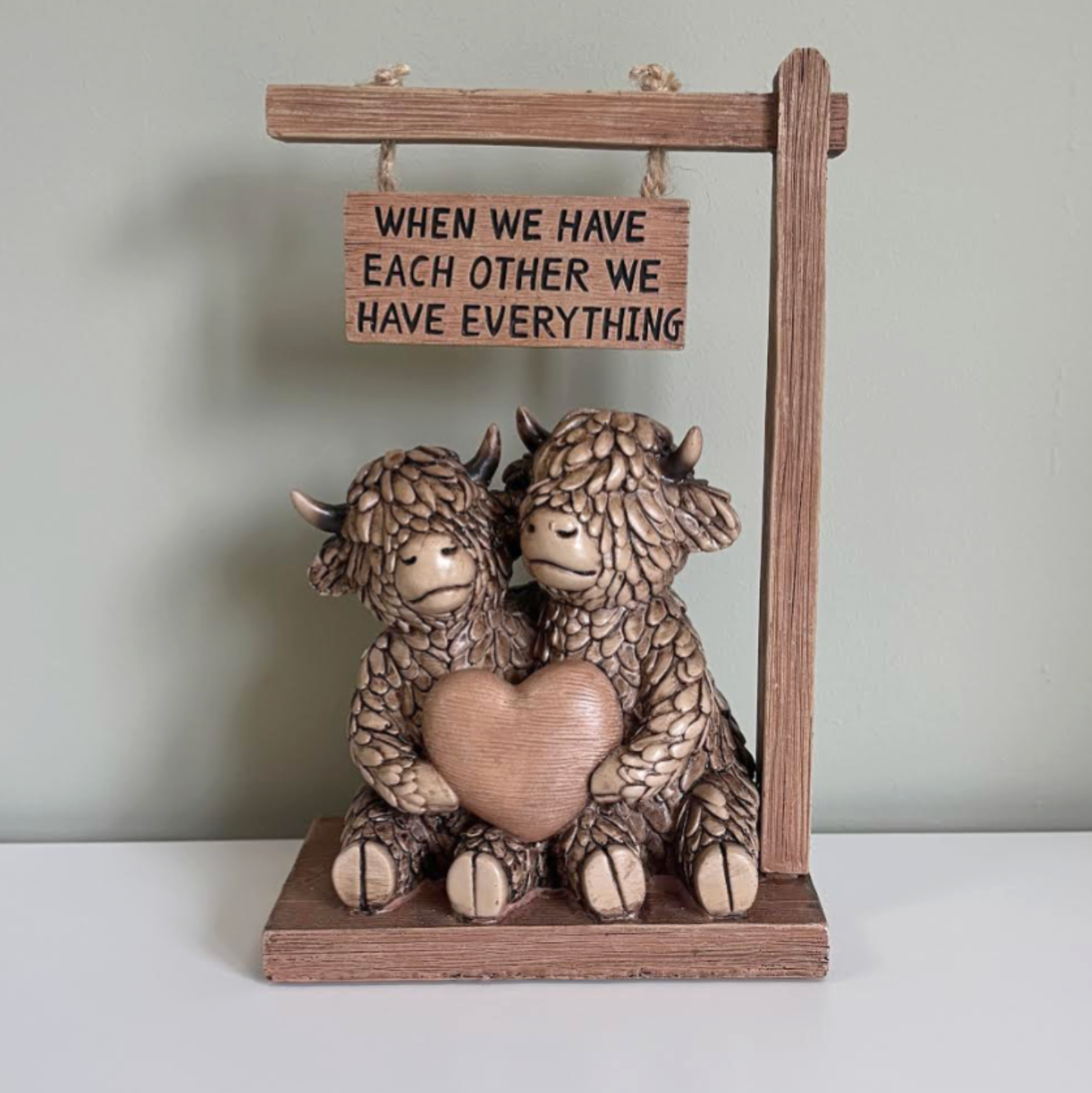 Hughie Highland Cow Each Other