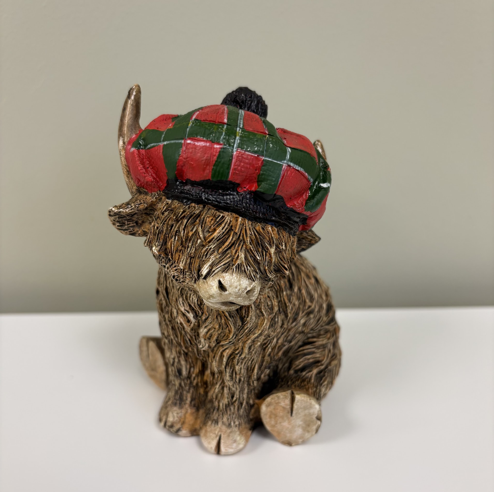 Highland Cow Tartan Hat