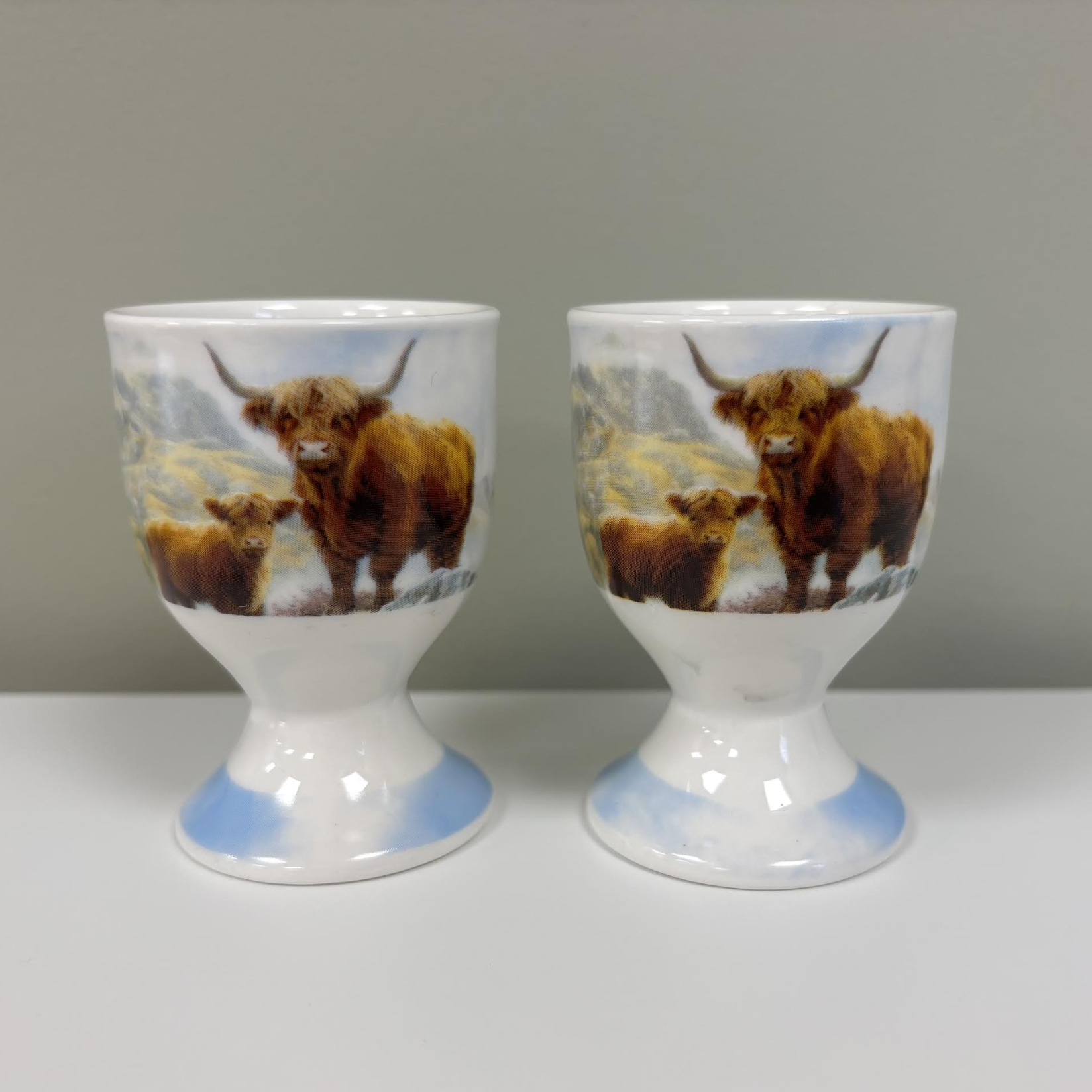 Highland Cow Egg Cups