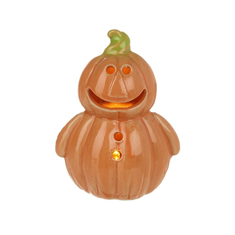 Ceramic Halloween Lights Pumpkin Person
