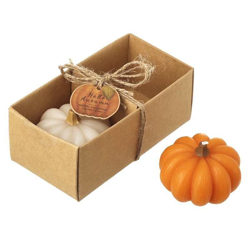 Pumpkin Candle Set