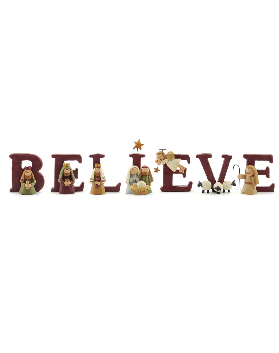 Believe Set Of Letters/Figures