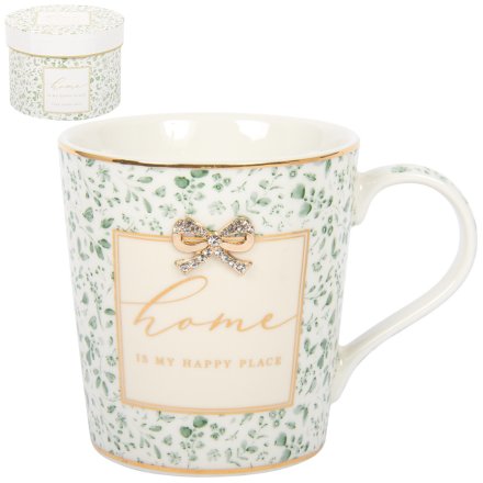 Home Mug With Bow
