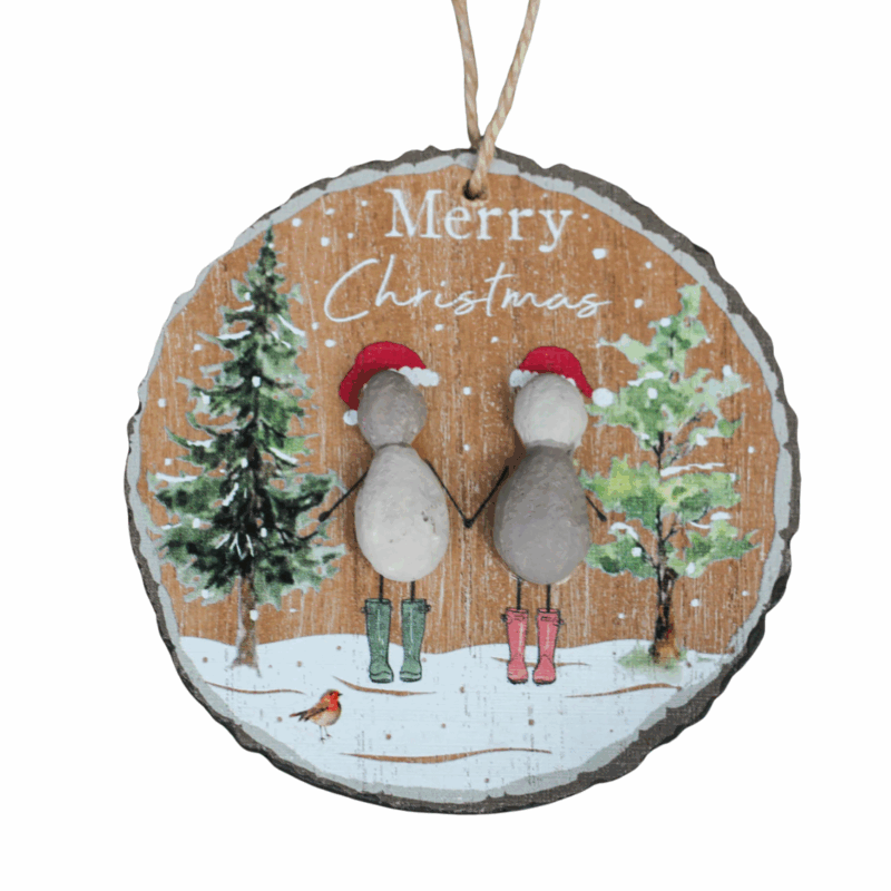 Merry Christmas Hanging Plaque