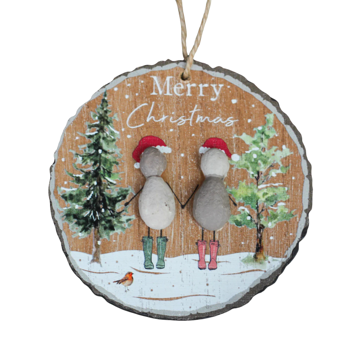 Merry Christmas Hanging Plaque