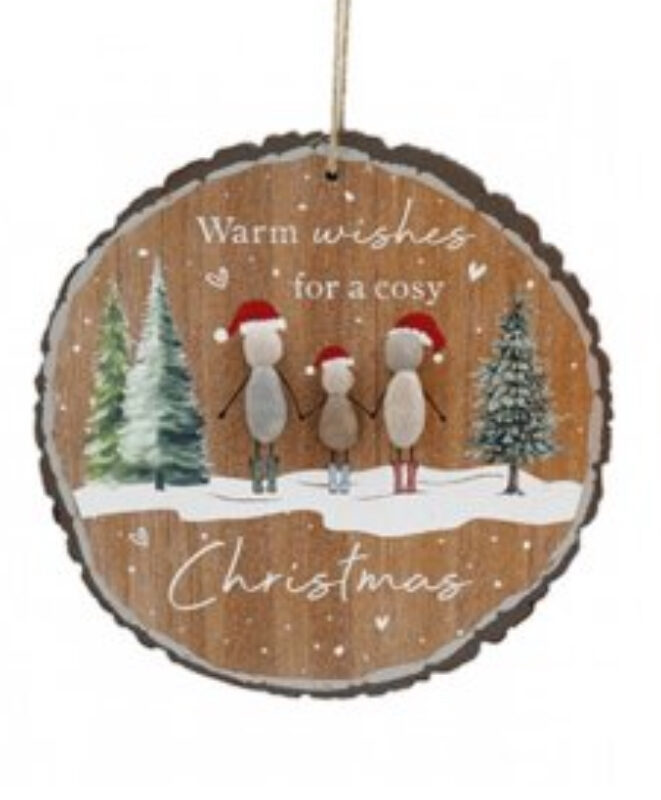Xmas Wishes Hanging Plaque