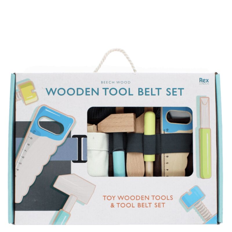 Wooden Tool Belt Set
