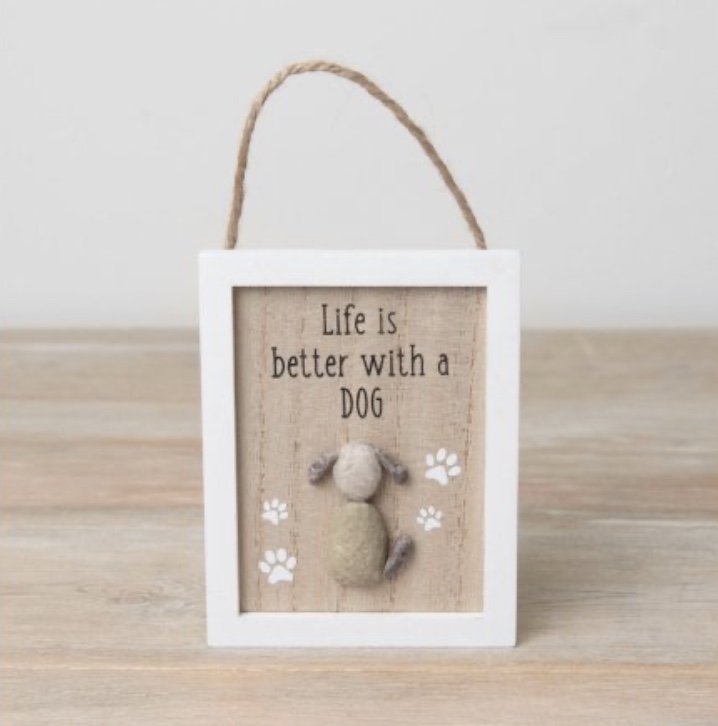 Dog Pebble Sign