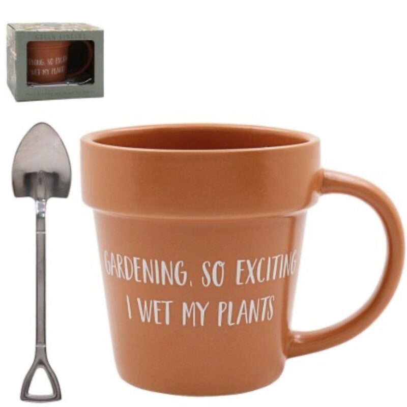 Wet My Plants Mug & Spoon