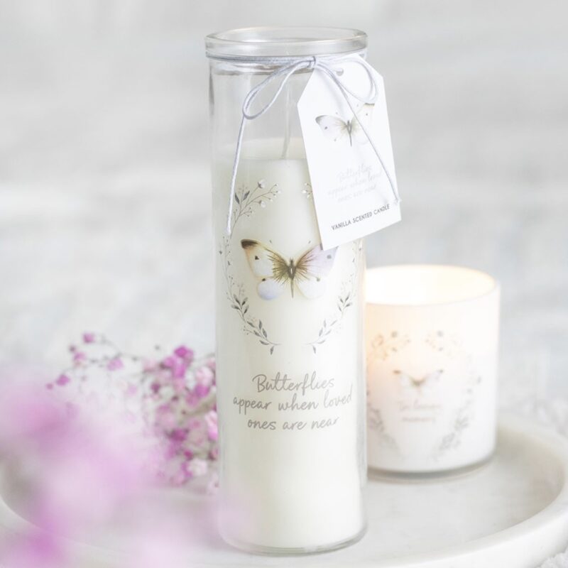 Butterflies Appear Vanilla Tube Candle