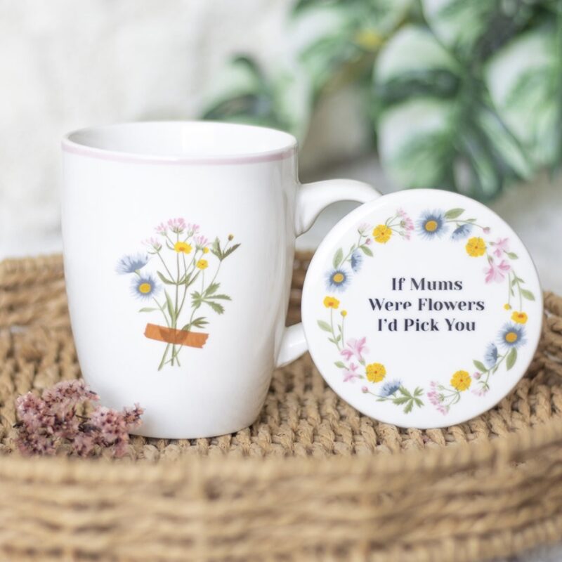 Mum Floral Mug & Coaster Set