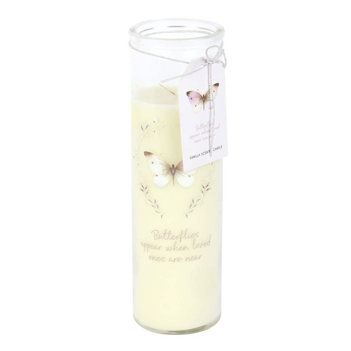 Butterflies Vanilla Tube Candle - Image 2