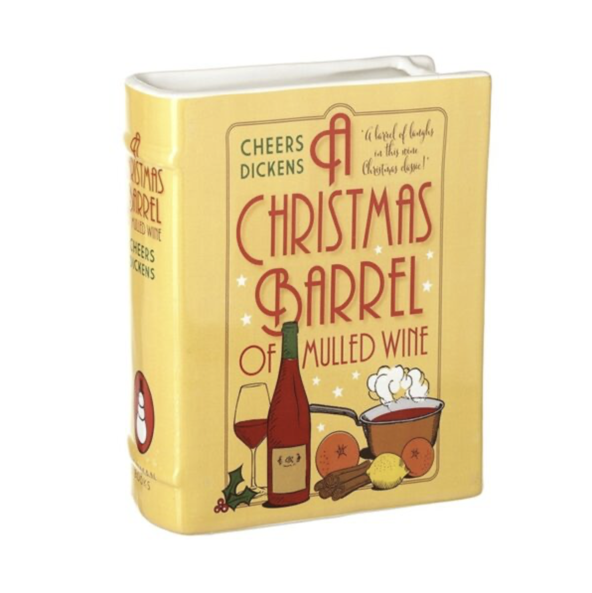 Christmas Cookbook Vase - Image 2