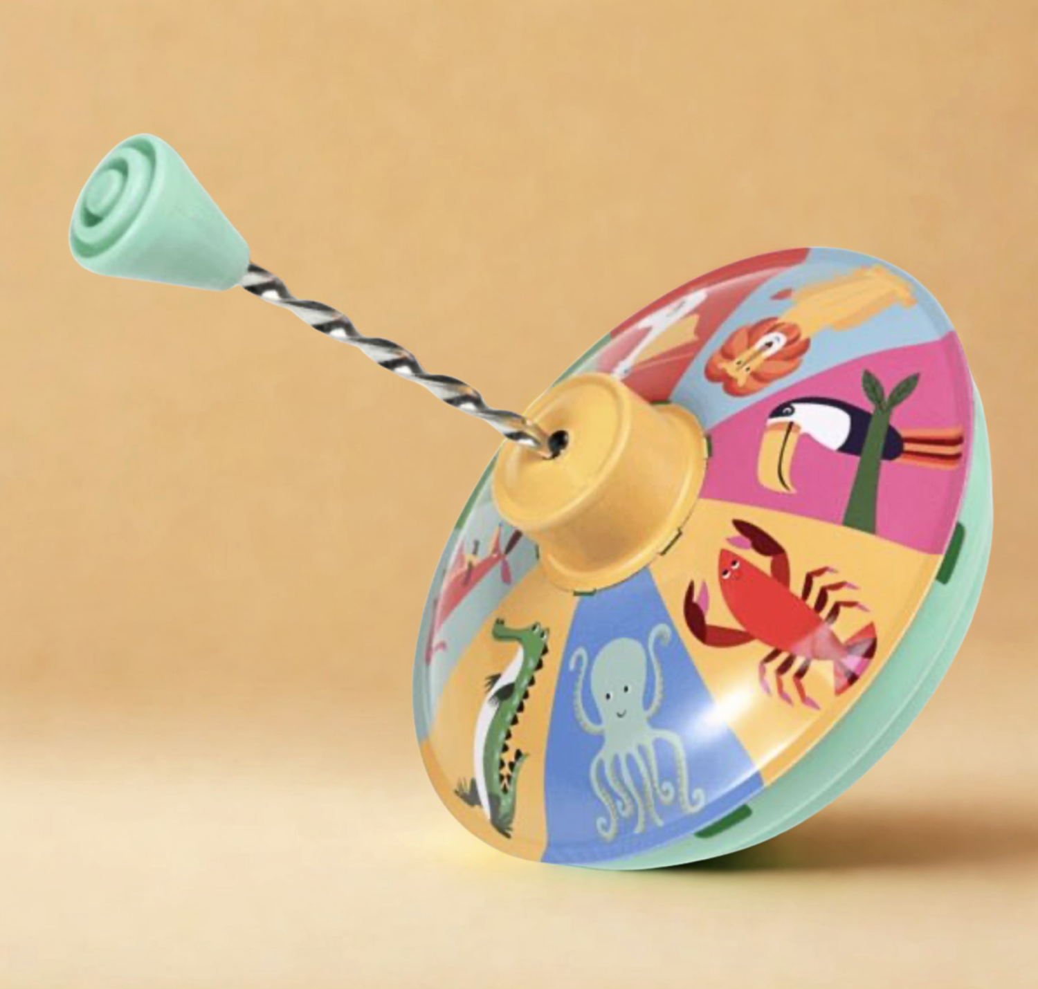Colourful Creatures Spinning Top