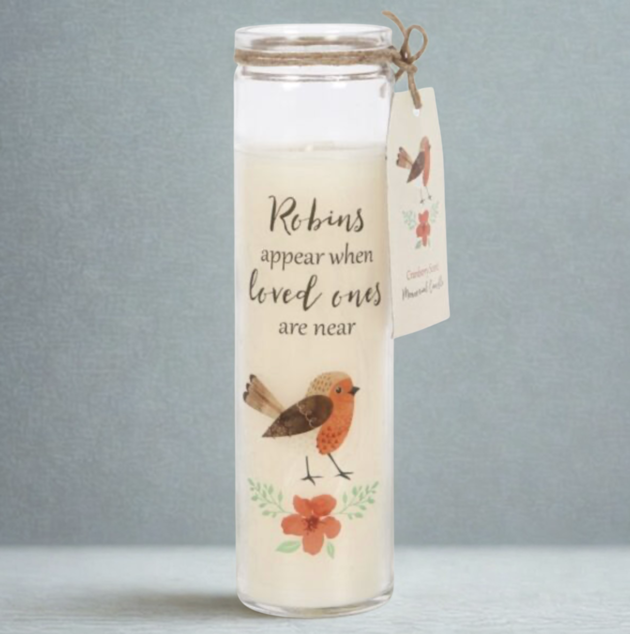 Robins Appear Tube Candle