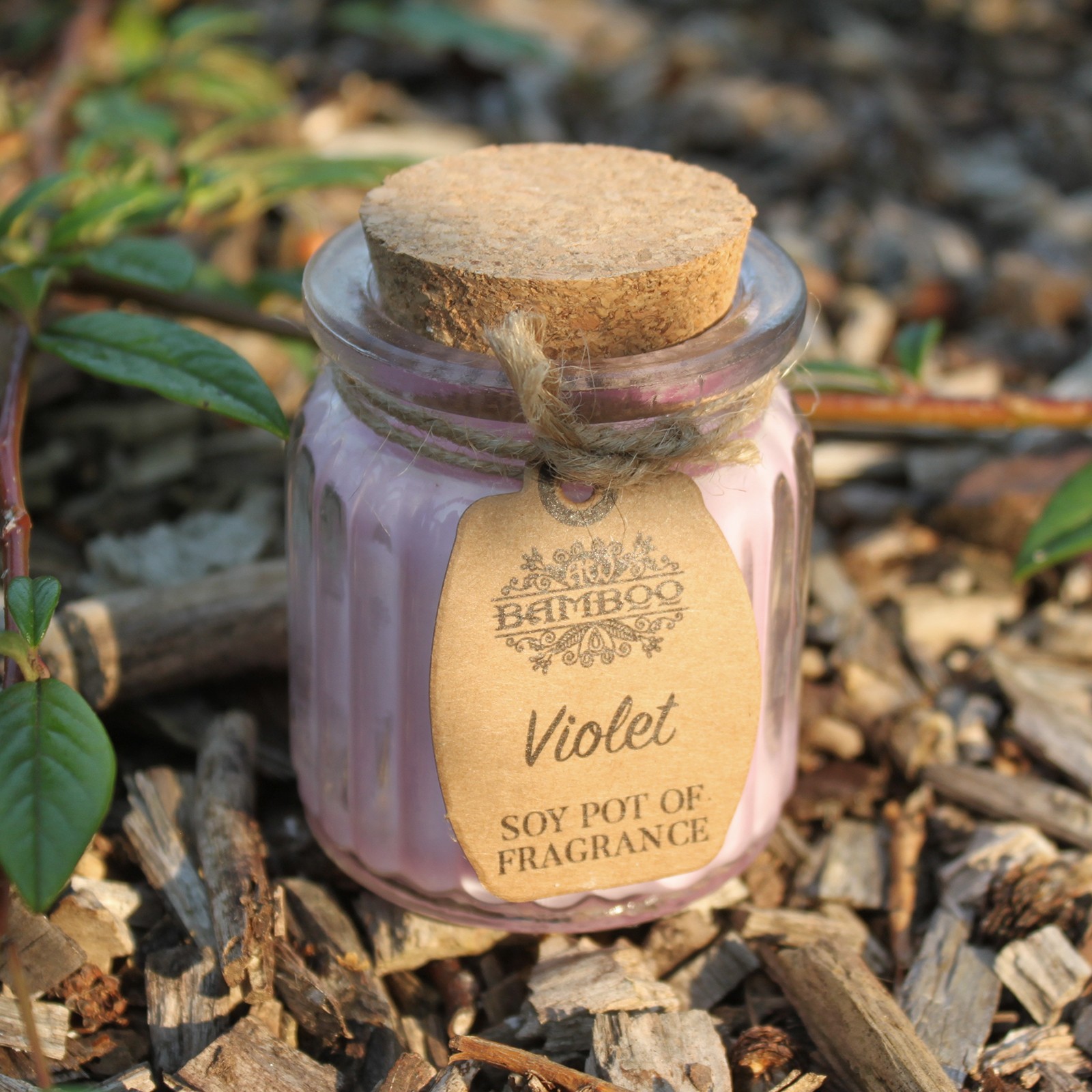 Violet Soy Pot Candle