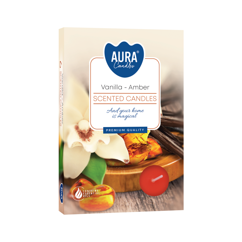 Vanilla & Amber T Lights