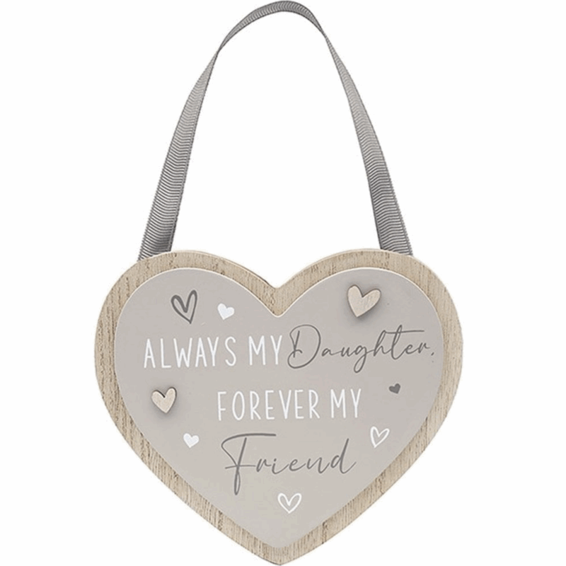 Heart Shaped Daughter Plaque