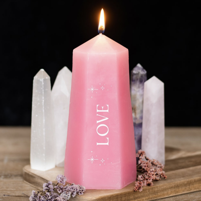 Love Crystal Candle