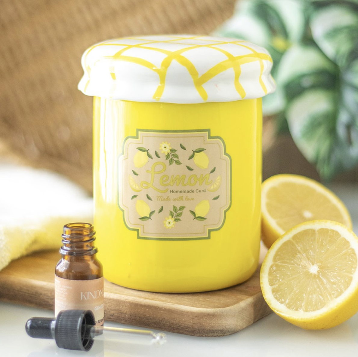 Lemon Jar Oil/Wax Warmer