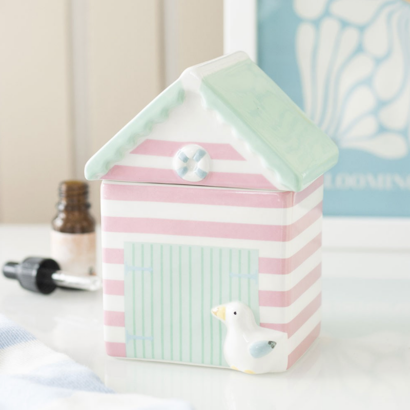 Pastel Beach Hut Oil Burner