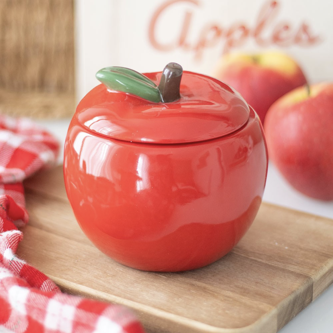 Apple Shaped Candle Jar - Image 2