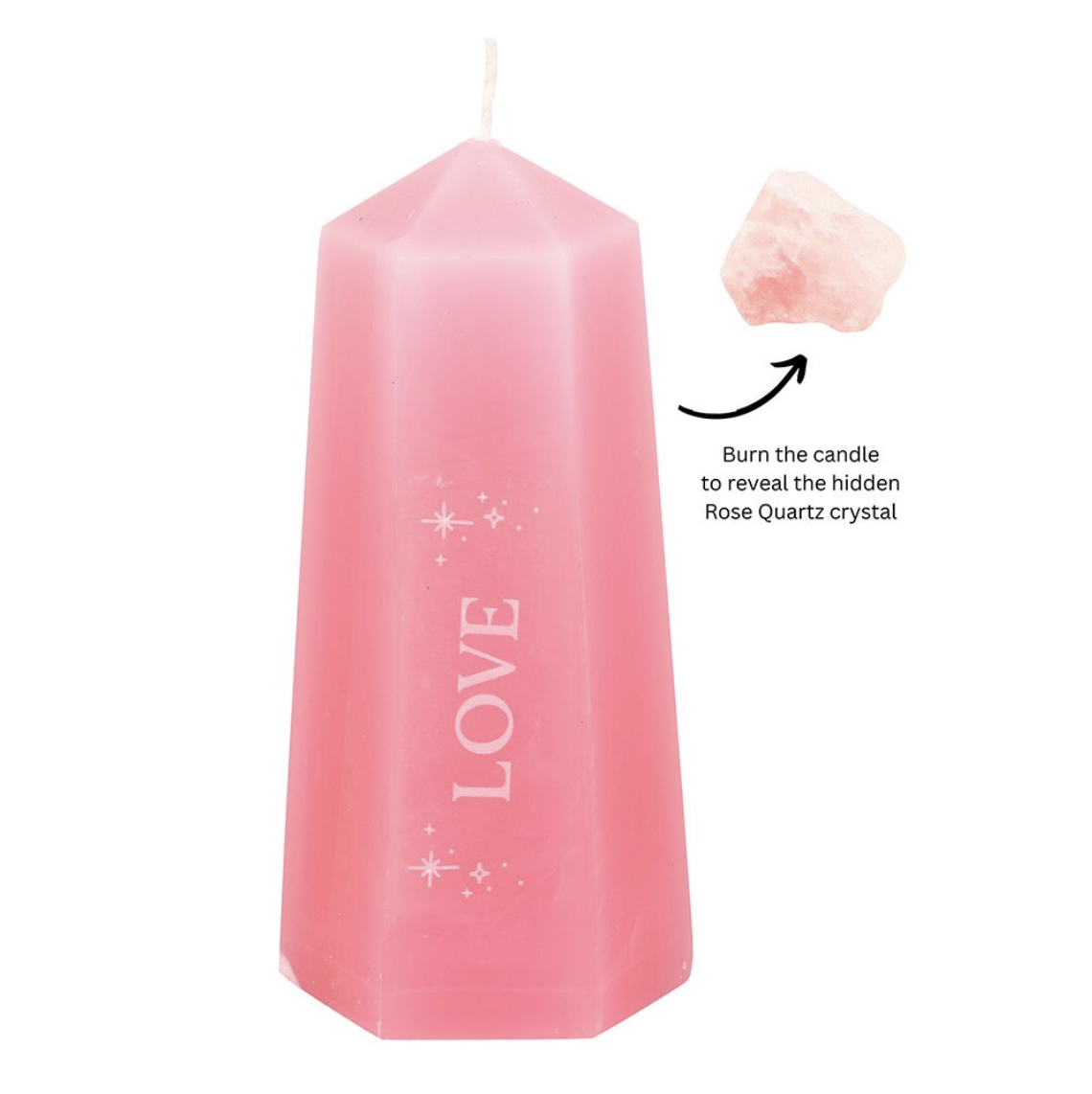 Love Crystal Candle - Image 2