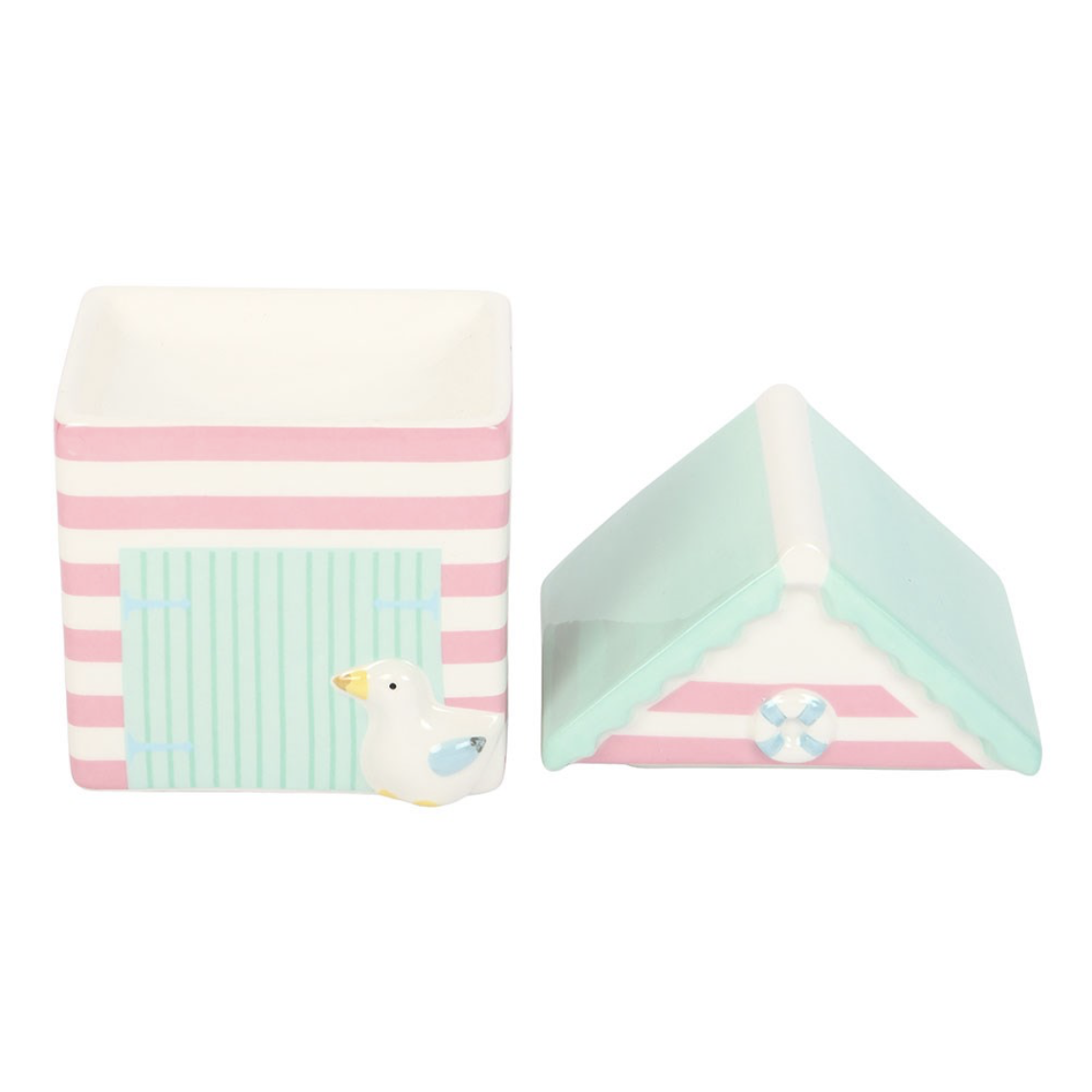 Pastel Beach Hut Oil Burner - Image 2