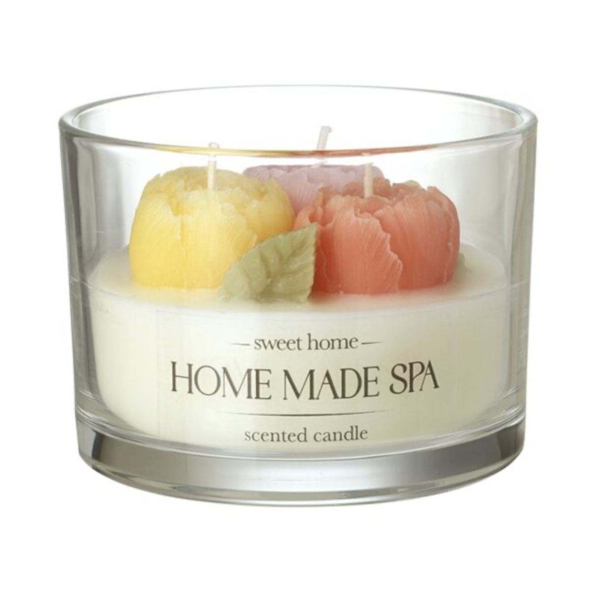 Floral 3 Wick Candle - Image 2